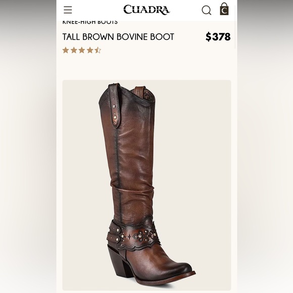 CUADRA exotic cowboy boots - with lizard - Picture 1 of 5